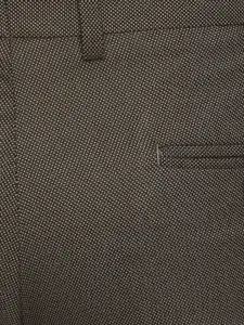 Turtle Men Olive Green Slim Fit Formal Trousers