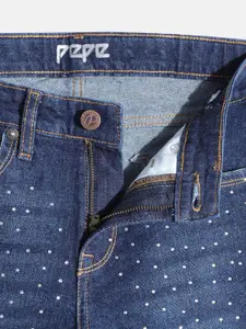 Pepe Jeans Girls Flared High-Rise Light Fade Stretchable Jeans