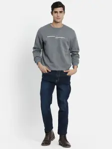 Octave Men Grey Sweatshirt