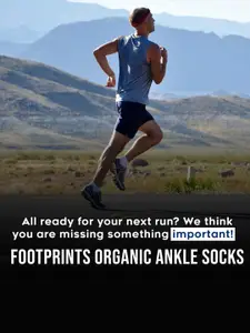 FOOTPRINTS FOOTPRINT Men 5 Pairs Anti Odour Organic Cotton Calf-Length Solid Bamboo Sports Terry Socks