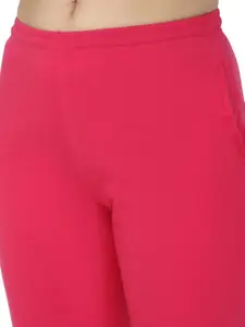 DYCA Women Fuchsia Solid Lounge Pants