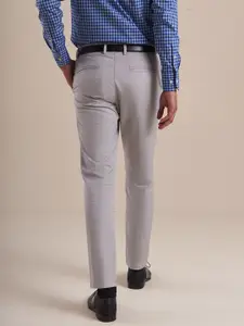 Andamen Men Grey Slim Fit Trousers