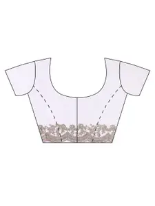 kasee Lavender Floral Sequinned Net Heavy Work Saree