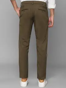 Allen Solly Men Brown Slim Fit Cotton Trousers