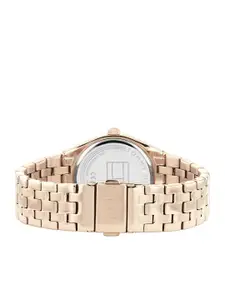Tommy Hilfiger Women Gold-Toned Dial & Stainless Steel Analogue Watch TH1782551-GOLD