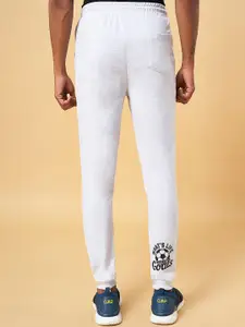 Ajile by Pantaloons Men Grey Melange Solid Slim-Fit Joggers