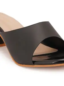 Style Shoes Women Black Block Heels