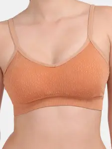 Amour Secret Pack of 2 Rust & White Lightly Padded Bra