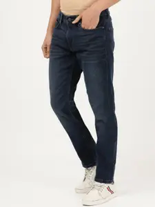 Lee Men Blue Tapered Fit Light Fade Stretchable Jeans