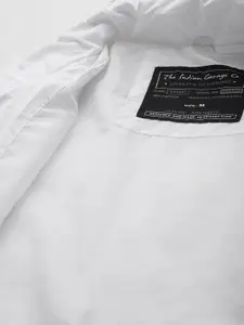 The Indian Garage Co Men Slim Fit Zip-Front Puffer Jacket with Insert Pockets