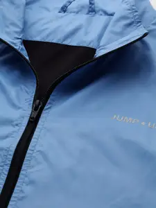 JUMP USA Men Blue Lightweight Rapid-Dry Sporty Jacket