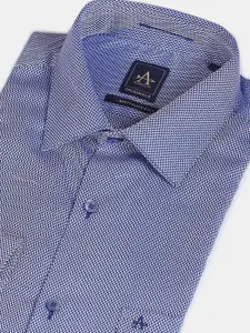Arrow Men Blue Solid Formal Shirt