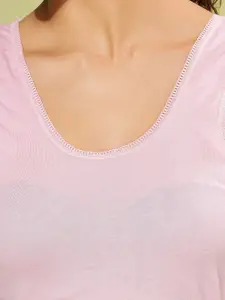 Dollar Missy Pack of 4 Combed Cotton Camisole MMBB-361#R3#S2-LO-MRN-PNK-WH-PO4