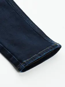 SPYKAR Men Blue Super Skinny Fit Low-Rise Light Fade Stretchable Jeans