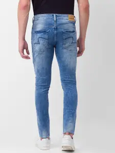 SPYKAR Men Kano Slim Fit Heavy Fade Stretchable Jeans