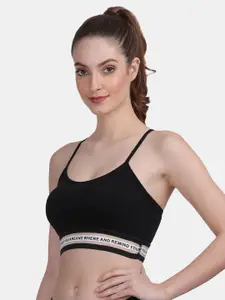 Amour Secret Women Black & White Padded Sports Bra