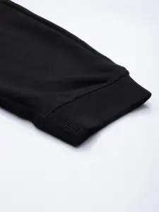 The Indian Garage Co Men Black Slim Fit Casual Joggers