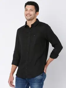 SPYKAR Linen Slim Fit Casual Shirt