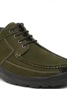 Teakwood Leathers Men Khaki Leather Derbys