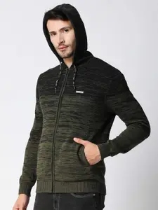 Pepe Jeans Men Olive Green Hoodie