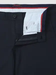 Van Heusen Sport Men Navy Blue Slim Fit Trousers