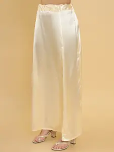 Soch Women Cream Coloured Solid Petticoat Shapewear