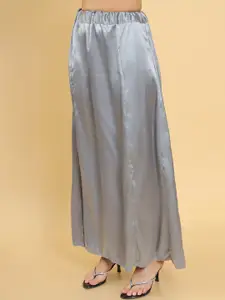 Soch Women Grey Solid Saree Shape-Wear