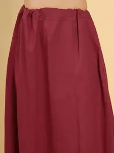 Soch Women Maroon Red Solid Cotton Shapewear
