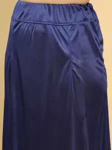 Soch Women Navy Blue Solid Petticoat