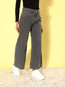 The Roadster Lifestyle Co. Women Wide Leg High-Rise Jeans