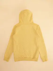 Pantaloons Junior Boys Yellow Printed Sweatshirt