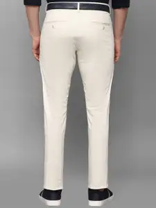 Allen Solly Men Off White Slim Fit Trouser
