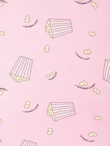 Dreamz by Pantaloons Women Pink Printed Pure Cotton Lounge T-shirt