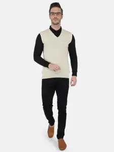 Monte Carlo Men Off White Sweater Vest