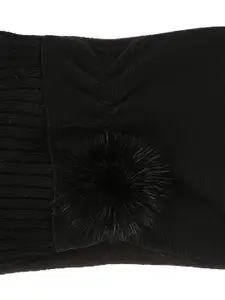 FabSeasons Women Black Solid Winter Gloves