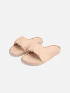 ALDO Women Peach-Coloured Open Toe Flats