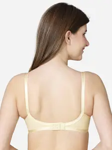 VStar Nude-Coloured Seamed single layered  darted cup Cotton Bra