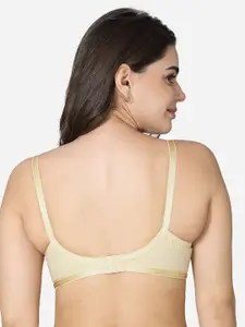 VStar Nude-Coloured Floral Non Padded Non-Wired Everyday Bra-FAIRYFOAM-B