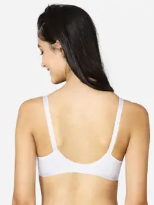 VStar White Non Padded Non-Wired Everyday Bra-FANTASY-B-WHITE