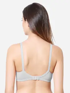 VStar Grey Non Padded Non-Wired Everyday Bra-SARAH-B-COOLGREY
