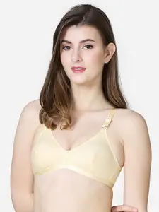 VStar Nude-Coloured Non Padded Non-Wired Everyday Bra-DOVE-B