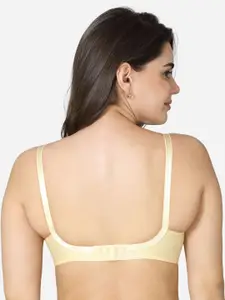 VStar Nude-Coloured Non Padded Non-Wired Everyday Bra-FLORAUBACK-B