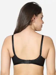 VStar Black Non Padded Non-Wired Everyday Bra-DREAMS-B