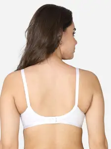 VStar White Non Padded Non-Wired Everyday Bra-ROYALE-B-WHITE