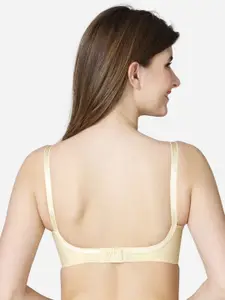 VStar Nude-Coloured Non Padded Non-Wired Everyday Bra-QUEENUBACK-B