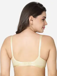 VStar Beige Non Padded Non-Wired Everyday Bra-DREAMS-C-SKIN