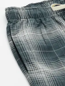 Triumph Lounge-Me Series Boyfriend Women Checked Night suit