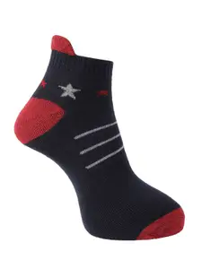 Dollar Socks Men Pack of 3 Assorted Ankle Length Cotton Socks