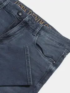 U.S. Polo Assn. Denim Co. U S Polo Assn Denim Co Men Blue Slim Fit Light Fade Jeans