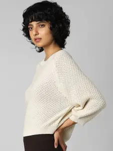 ONLY Women Beige Pullover